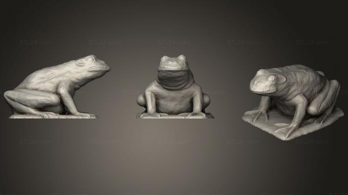 Статуэтки животных (Превращающиеся лягушки, STKJ_1187) 3D модель для ЧПУ станка